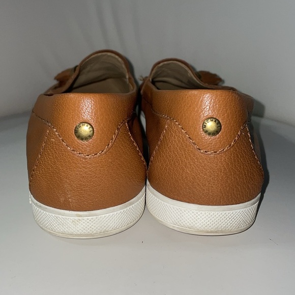 MICHAEL Michael Kors Callahan Camel Leather Tassel Moccasin Slip on Loafer 8 M - Picture 5 of 12